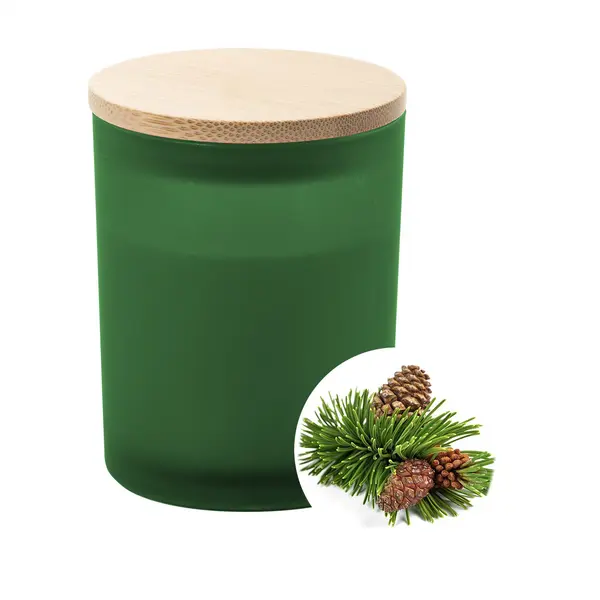 Daizu XL lumânare, vanilie - verde