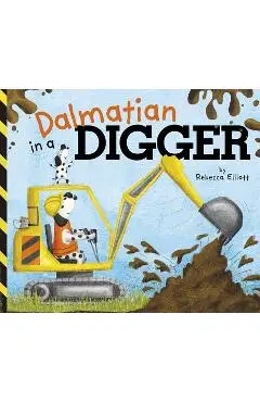 Dalmatian in a Digger - Rebecca Elliott