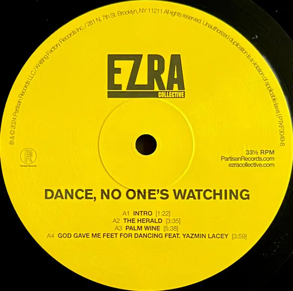 Dance, No One's Watching - Vinyl | Ezra Collective