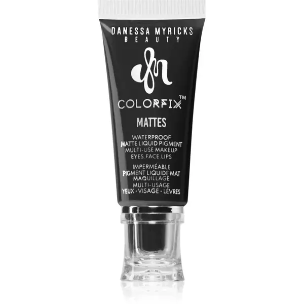 Danessa Myricks Beauty Colorfix Mattes machiaj multifuncțional pentru ochi, buze și față culoare Blackout 10 ml