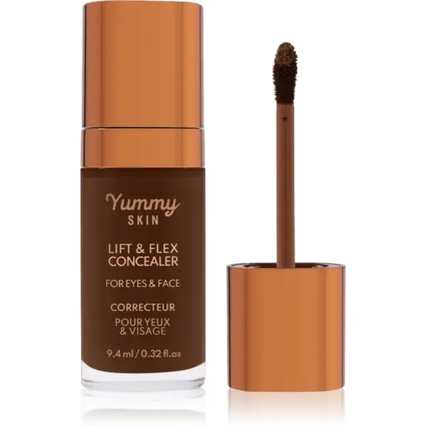 Danessa Myricks Beauty Yummy Skin Lift & Flex Concealer corector lichid cu efect matifiant culoare 19 - Deep with Warm Undertones 8.4 ml