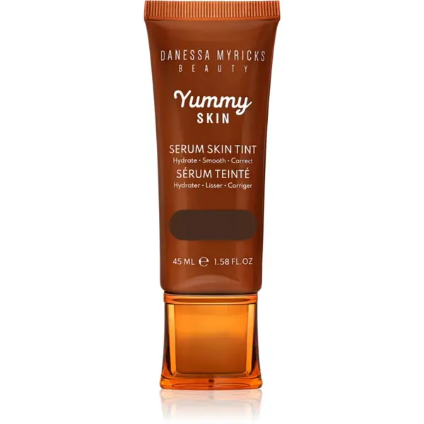 Danessa Myricks Beauty Yummy Skin Serum Skin Tint fond de ten hidratant si catifelant culoare 16 - Deep with Neutral Undertones 45 ml
