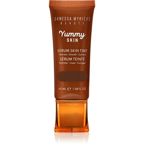 Danessa Myricks Beauty Yummy Skin Serum Skin Tint fond de ten hidratant si catifelant culoare 15 - Deep with Neutral Undertones 45 ml