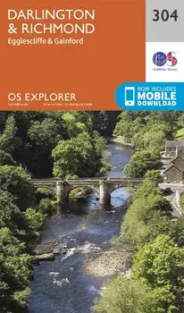 Darlington and Richmond. September 2015 ed, Sheet Map/Ordnance Survey