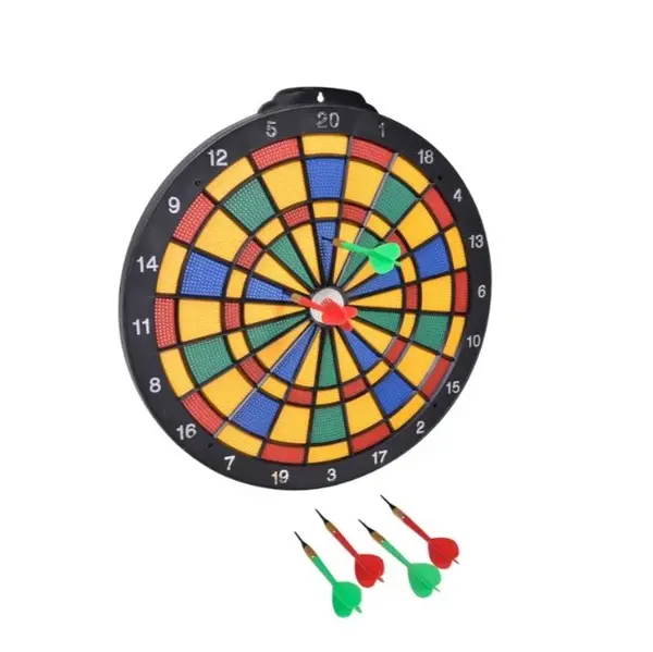 Darts cu 6 sageti, Multicolor, 40 cm