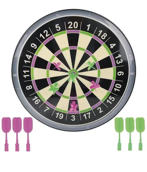 Darts LED cu 6 sageti magnetice, O41 cm