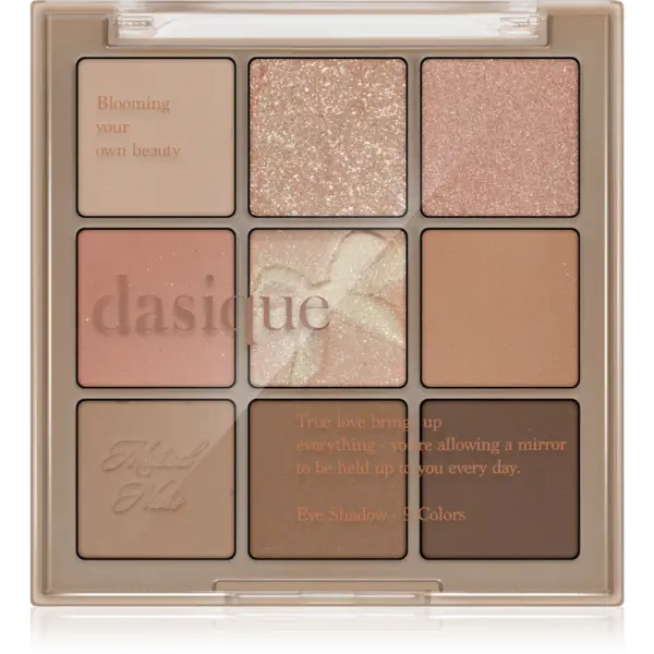 Dasique Eye Shadow Palette paletă cu farduri de ochi culoare 24 Muted Nuts 7 g