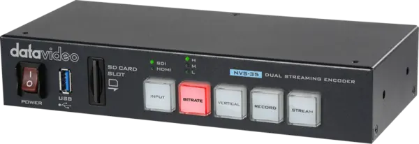 Datavideo NVS-35 Dual streaming encoder with 2 bitrates