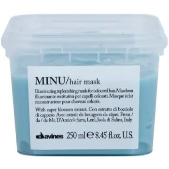 Davines Minu Caper Blossom masca regeneratoare pentru păr vopsit