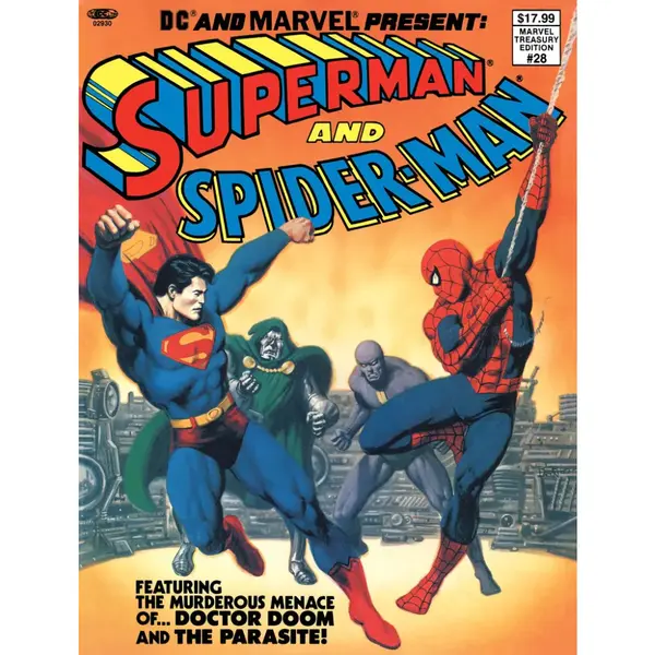 DC Marvel Superman Spider-Man Treasury 28 Facsimile Cvr A