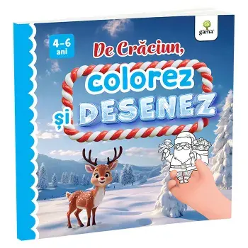De Craciun, colorez si desenez/***