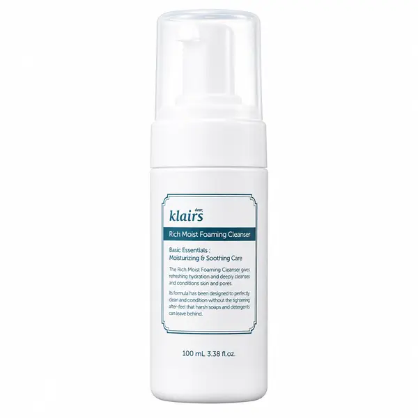 Dear, Klairs – Rich Moist Foaming Cleanser, 100ml