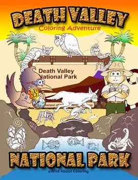Death Valley National Park Coloring Adventure, Paperback/Mike Foley
