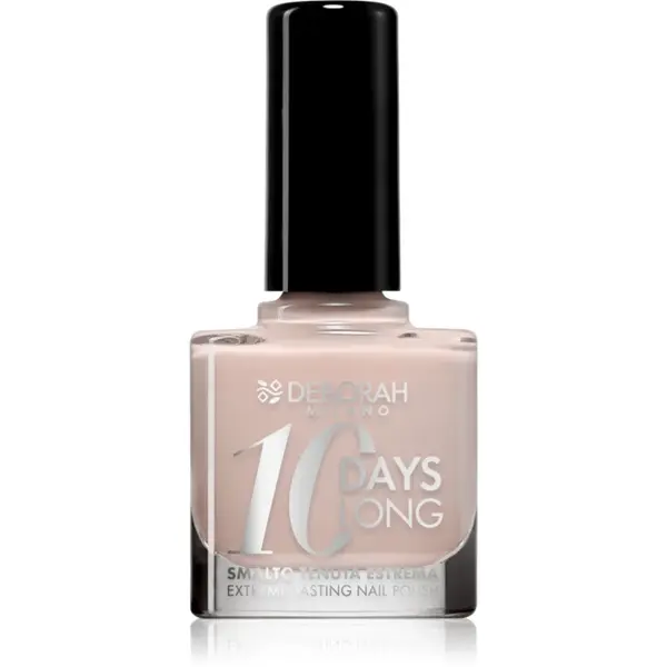 Deborah Milano 10 Days Long lac de unghii cu uscare rapida culoare 580 Pearly Rose 11 ml