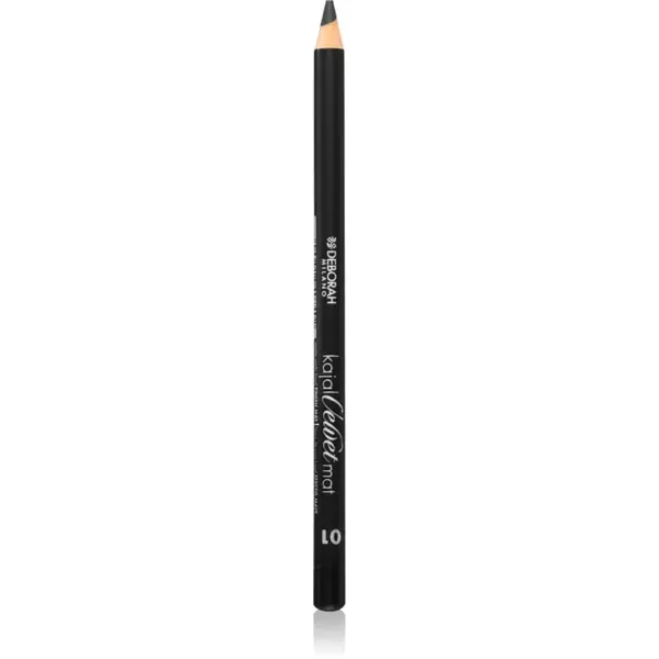 Deborah Milano Kajal Velvet Mat creion kohl pentru ochi culoare 01 Nero 1.3 g