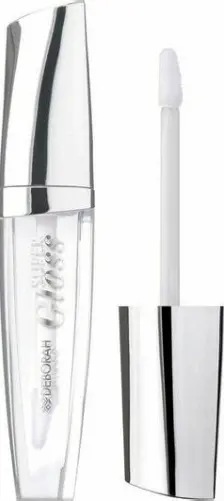 Deborah Milano Luciu de buze hrănitor Super Gloss, 01 Transparent , 4.5 g