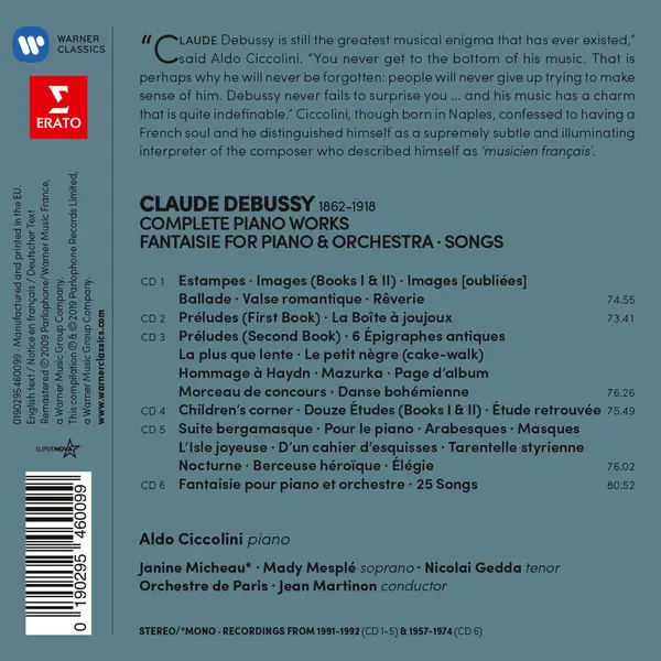 Debussy | Aldo Ciccolini