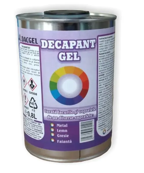 Decapant vopsea gel DacGel 800 ml