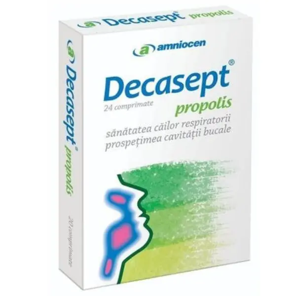 Decasept propolis, Amniocen | 24 comprimate