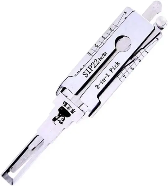 Decodor Unealta Auto Lishi Original SIP22 2-in-1 pentru Chei Fiat 500, Alfa Romeo, Iveco, Jeep, Dodge – Usi si Portbagaj
