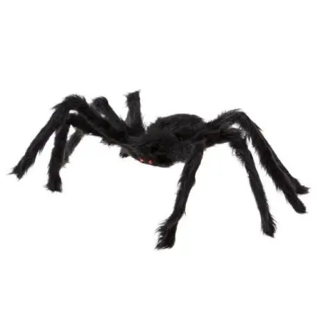Decor paianjen negru 17x50 cm