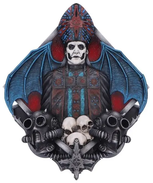 Decorarea peretelui Nemesis Now Music: Ghost - Papa Emeritus IV, 30 cm