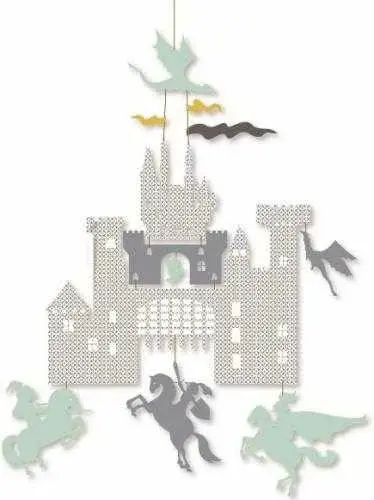 Decoratie mobil Castel 23 cm