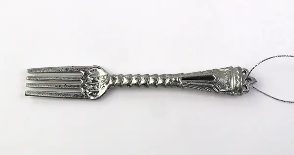 Decoratiune Craciun - Silver Fork, 14cm | Goodwill