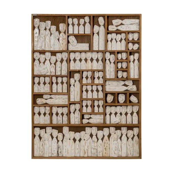 Decoratiune de perete CRASIVA ART FIGURES - Lemn