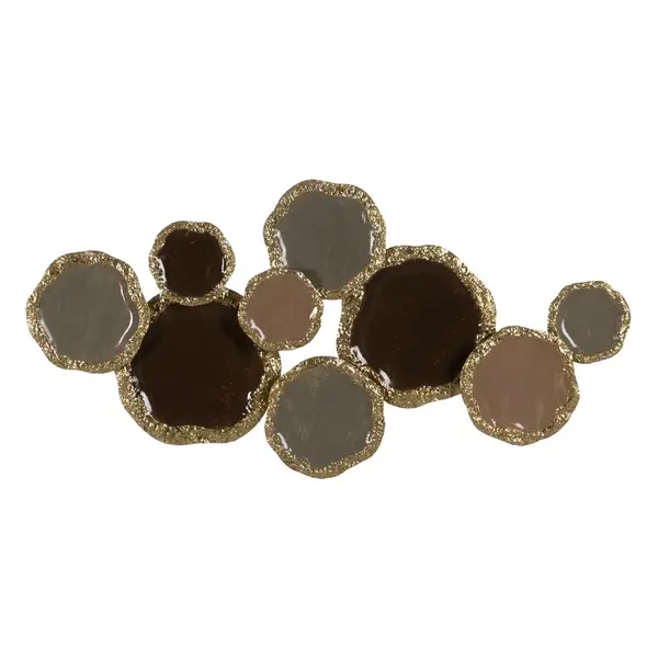 Decoratiune de perete LIMORA BROWN-GOLD - Maro