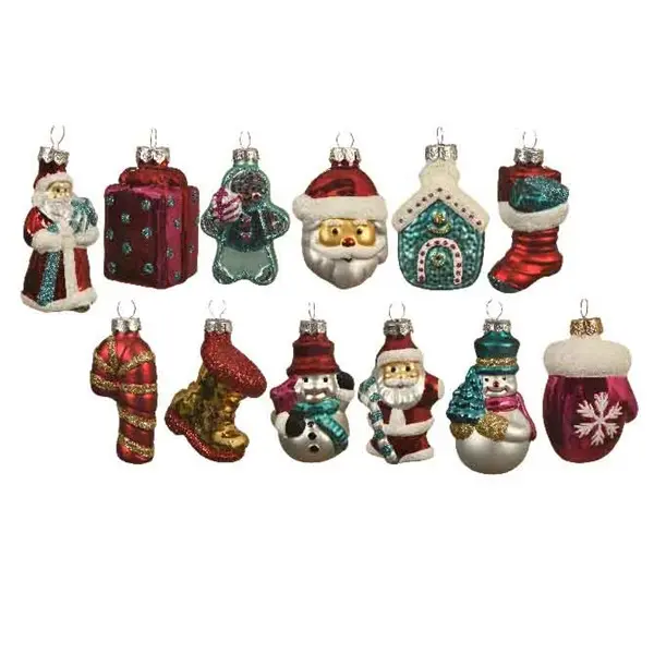 Decoratiune - Glitter Figurines with Hanger - mai multe modele | Kaemingk