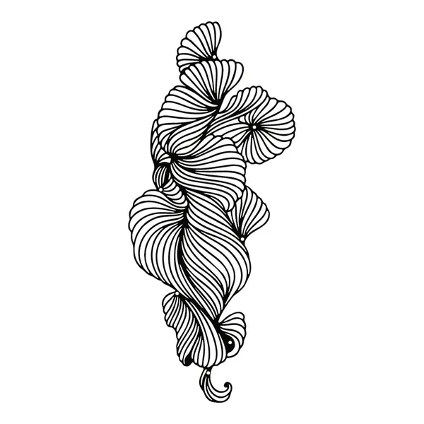 Decorațiune metal Wall deco Bilem negru metal, 20x50 cm