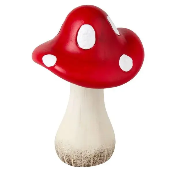 Decoratiune pentru gradina, Design Ciupercuta, Ceramica, 14x14x21 cm