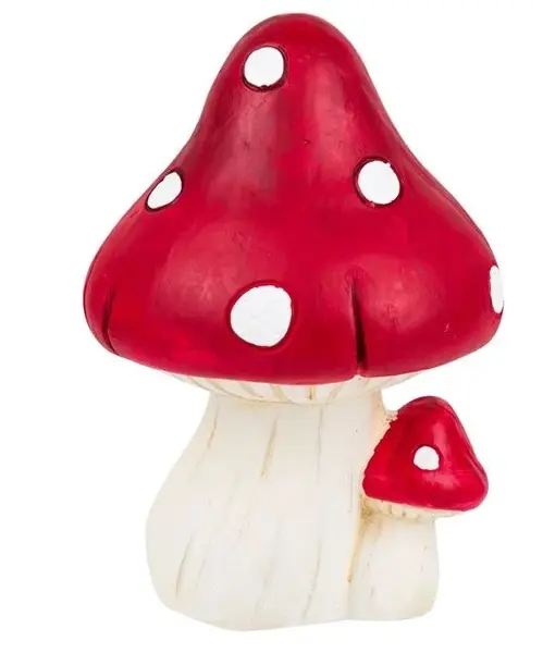 Decoratiune pentru gradina, Design Ciupercuta, Ceramica, 20x20x31 cm