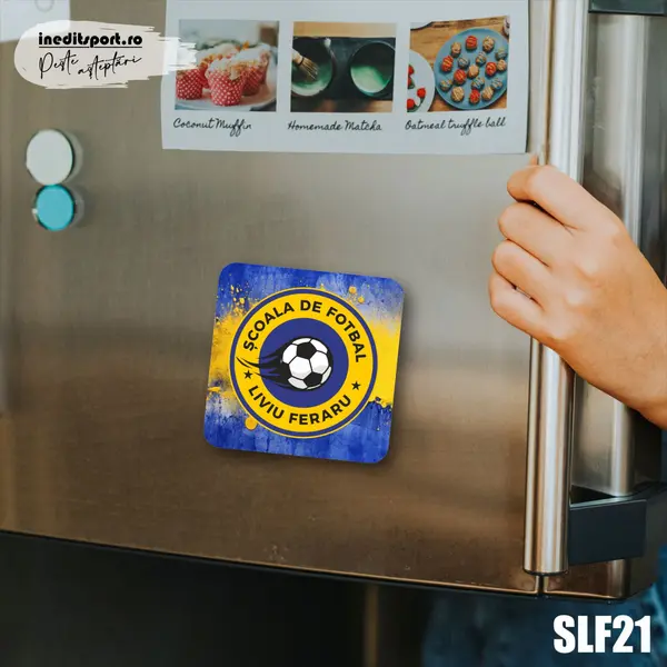 Decoratiune personalizata cu magnet Scoala de fotbal Liviu Feraru SLF21