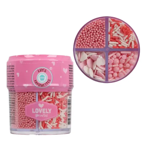 Decoruri pentru prajituri 4 sortimente 90 gr