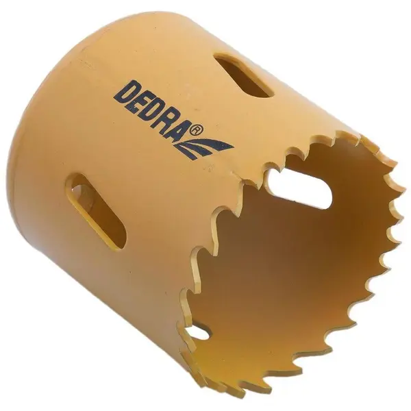 DEDRA-EXIM Carota Bimetal pentru gaurit otel, aluminiu, plastic, lemn, gips carton, 140 mm, Dedra