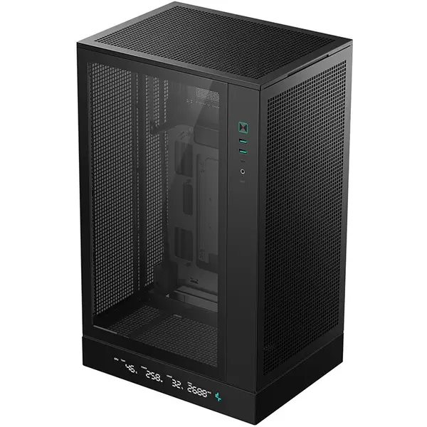 Deepcool Carcasa Deepcool CH270 DIGITAL, Mini-Tower, Tempered Glass, Negru