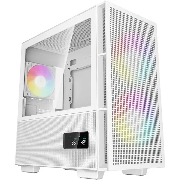 Deepcool Carcasa DeepCool CH360 DIGITAL ARGB WHITE