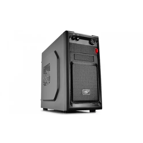 Deepcool Carcasa DEEPCOOL mATX Mini-Tower, front audio & 1x USB 3.0, 1x USB 2.0, black 'SMARTER'