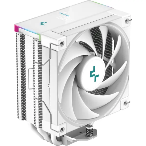 Deepcool Cooler CPU Deepcool AK400 Digital, iluminare aRGB si display LED, 68.99 CFM, Alb
