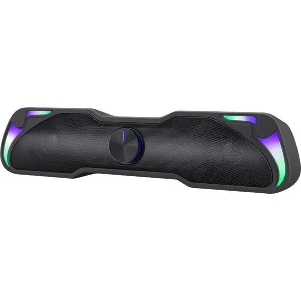 Defender Bara de sunet Defender Z7, Difuzor LED, RGB, USB, 6W, Negru