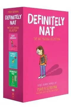 Definitely Nat: A Graphic Novel Box Set (Nat Enough #1-3) - Maria Scrivan