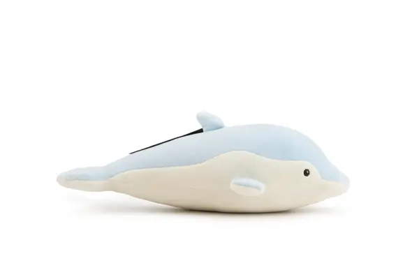 Delfin Plus Albastru 27 cm - Jucarie Moale, Catifelata si Realista pentru Copii