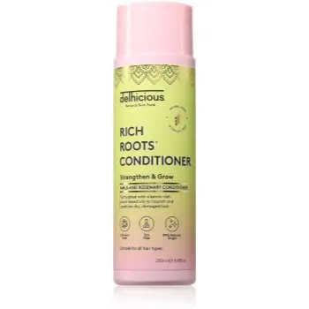 delhicious RICH ROOTS Repair & Shine Conditioner balsam pentru regenerare pentru un par stralucitor si catifelat