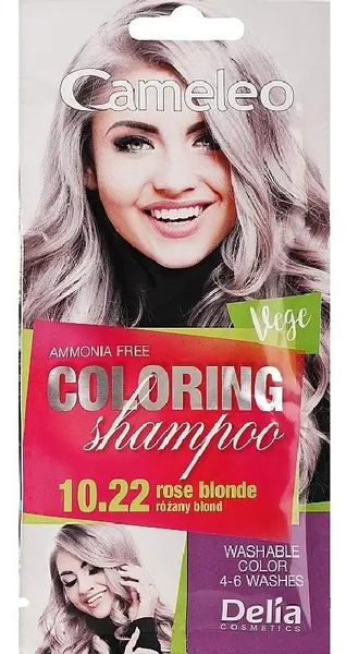 Delia Cameleo Șampon colorant la plic , 10.22 Rose Blonde, 40 ml