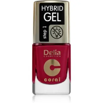 Delia Cosmetics Coral Nail Enamel Hybrid Gel lac de unghii sub forma de gel