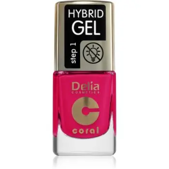 Delia Cosmetics Coral Nail Enamel Hybrid Gel lac de unghii sub forma de gel