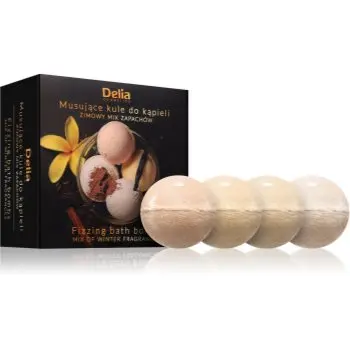 Delia Cosmetics Fizzing Bath Bombs Winter Mix set cadou pentru baie