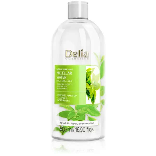 Delia Cosmetics Micellar Water Green Tea apă micelară purificatoare 500 ml